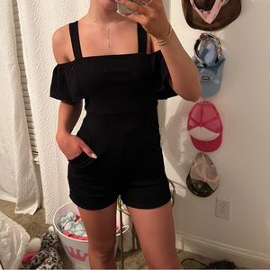XOXO Black Romper